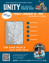 6th Annual Unity Motorcycle Poker Run - DOUBLE Rider ticket