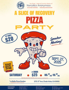 4th Annual "A Slice of Pizza Recovery Party" SDICRNA Event Ticket